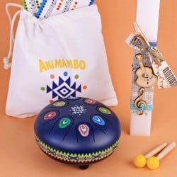 Σετ Λαμπάδα με Mεταλλικό Tύμπανο Djeco Animambo