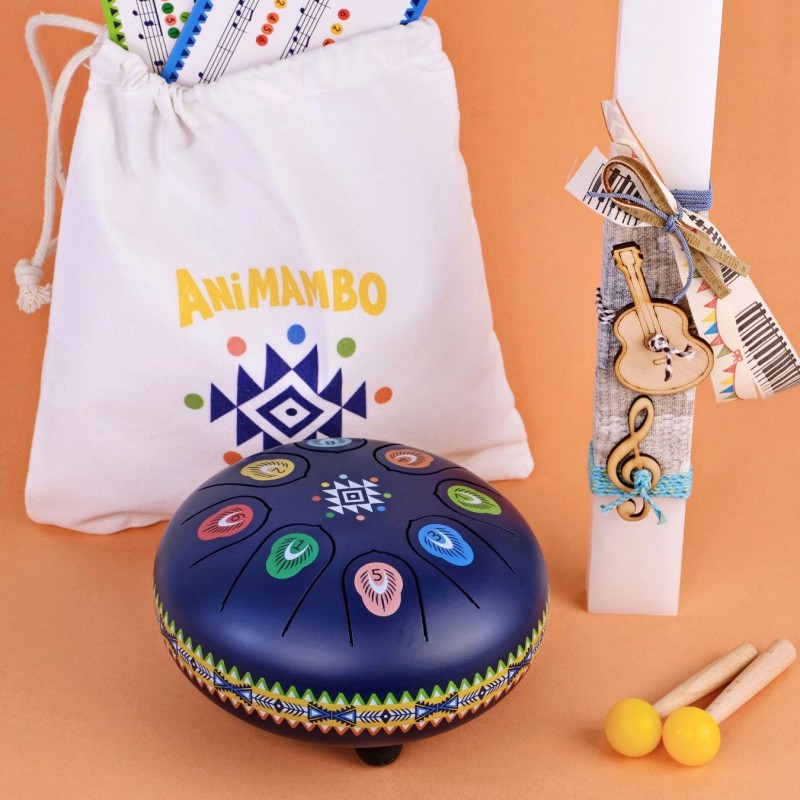 Σετ Λαμπάδα με Mεταλλικό Tύμπανο Djeco Animambo Σετ Λαμπάδα με Mεταλλικό Tύμπανο Djeco Animambo