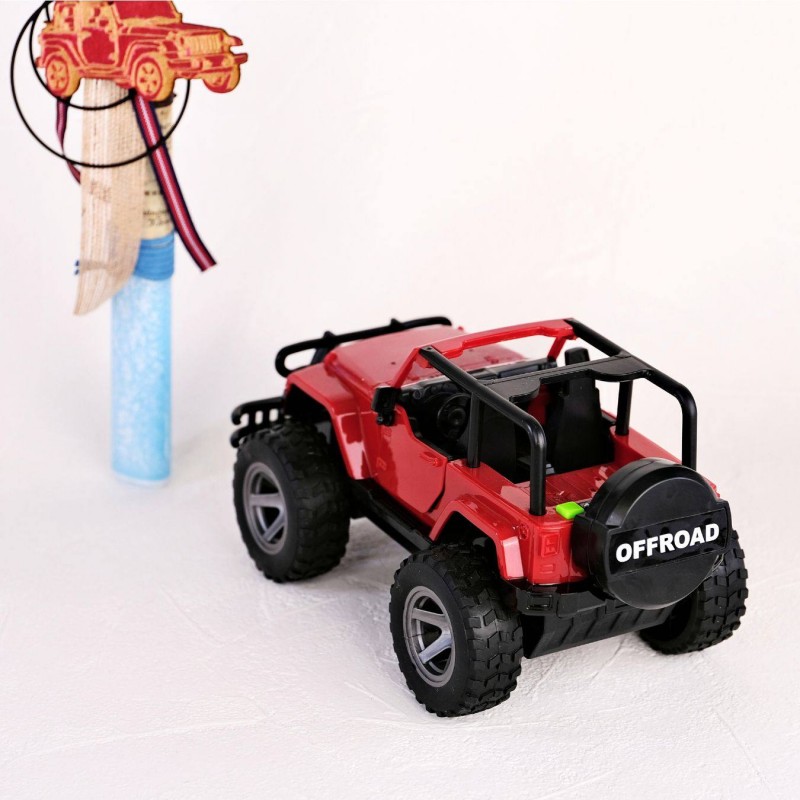 Λαμπάδα για Αγόρια - Κόκκινο Jeep με Ήχο και Κίνηση Λαμπάδα για Αγόρια - Κόκκινο Jeep με Ήχο και Κίνηση
