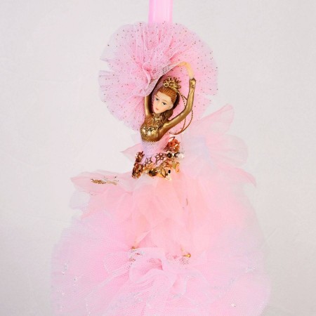 Golden Ballerina Easter Candle