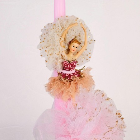 Romantic Ballerina Easter Candle
