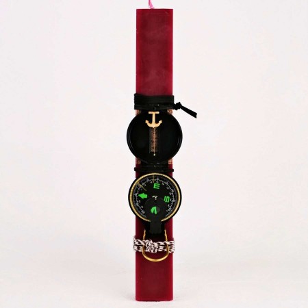 Military Compass Easter Candle 