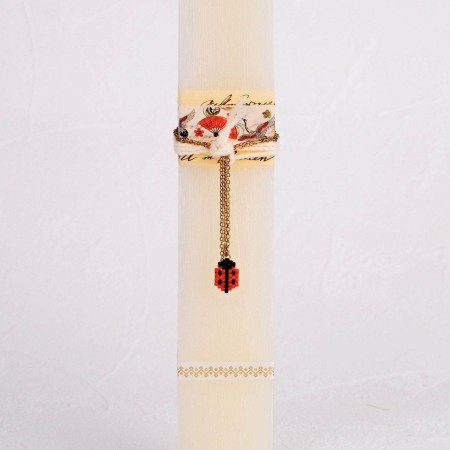 Women’s Easter Candle | Gold-plated Ladybug Necklace