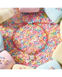 Βραχιόλι Μαρτάκι για Κορίτσια με Cupcake από Σμάλτο Βραχιόλι Μαρτάκι για Κορίτσια με Ατσάλινο Cupcake από Σμάλτο