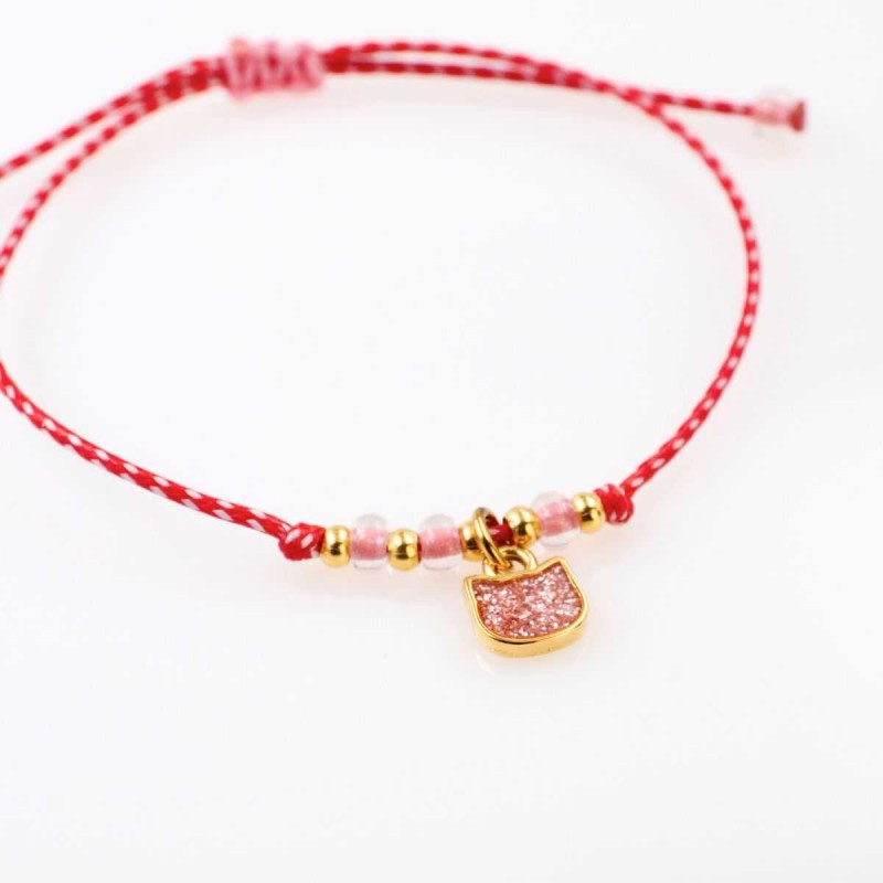 Γυναικείο Μαρτάκι με Μεταλλική Γάτα από Σμάλτο Γκλίτερ | Χειροποίητο