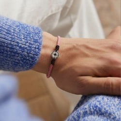 Ανδρικό Βραχιόλι Μαρτάκι - Πυξίδα | Χειροποίητο Ανδρικό βραχιόλι μαρτάκι με πυξίδα πλέξιγκλας