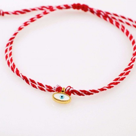 Γυναικείο Βραχιόλι Μαρτάκι | Μάτι με Σμάλτο 