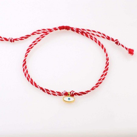 Γυναικείο Βραχιόλι Μαρτάκι | Μάτι με Σμάλτο 