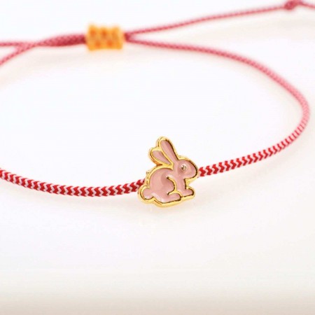 Βραχιόλι Μαρτάκι με Κουνελάκι από Σμάλτο 