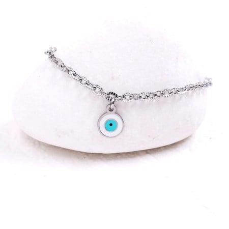 Stainless Steel Jewelry: Βραχιόλι με Μάτι | Επιλογή Μετάλλου