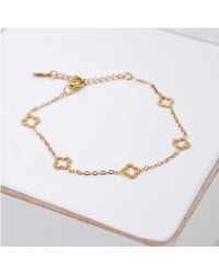 Stainless Steel Jewelry: Διπλό Επίχρυσο Βραχιόλι με Σταυρούς Επίχρυσο βραχιόλι αλυσίδα από ανοξείδωτο ατσάλι με μεταλλικούς σταυρούς