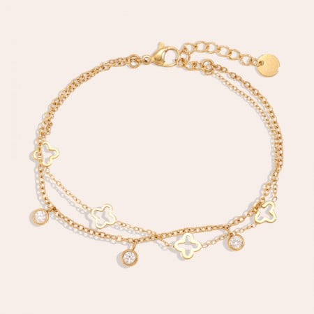 Stainless Steel Jewelry: Βραχιόλι Αλυσίδα Cross & Zircon Stainless Steel Jewelry: Βραχιόλι Αλυσίδα Cross & Zircon