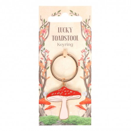 Μεταλλικό Μπρελόκ Μανιτάρι Lucky Toadstool