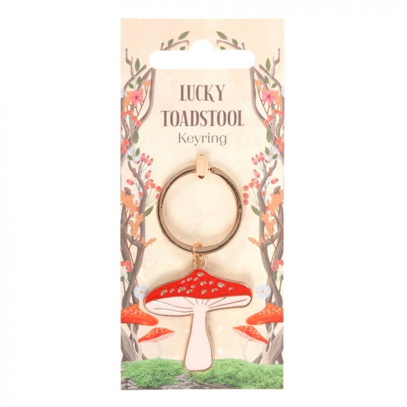 Μεταλλικό Μπρελόκ Μανιτάρι Lucky Toadstool