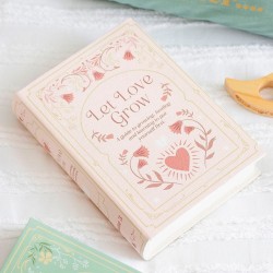 “Let Love Grow” Book-Shaped Storage Box