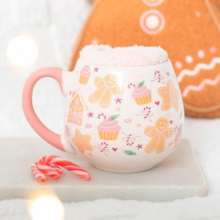 Χριστουγεννιάτικη Κεραμική Κούπα Gingerbread & Cupcakes Χριστουγεννιάτικη Κεραμική Κούπα Gingerbread & Cupcakes