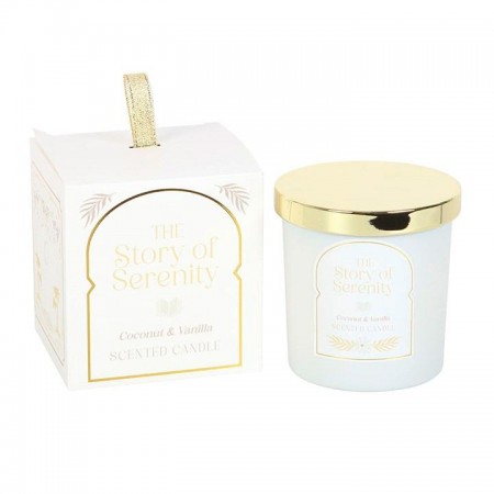 Αρωματικό Κερί Coconut & Vanilla σε Γυάλινο Δοχείο με Κουτί Αρωματικό Κερί Coconut & Vanilla σε Γυάλινο Δοχείο με Κουτί