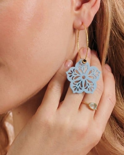 Σκουλαρίκια Nature Collection | Light Blue Σκουλαρίκια Nature Collection | Light Blue