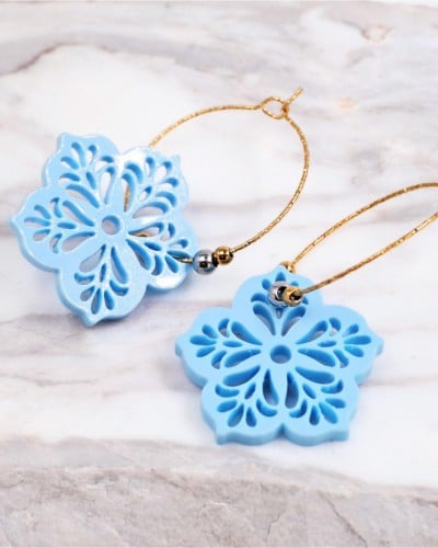 Σκουλαρίκια Nature Collection | Light Blue