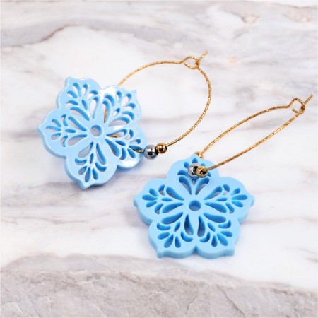Σκουλαρίκια Nature Collection | Light Blue