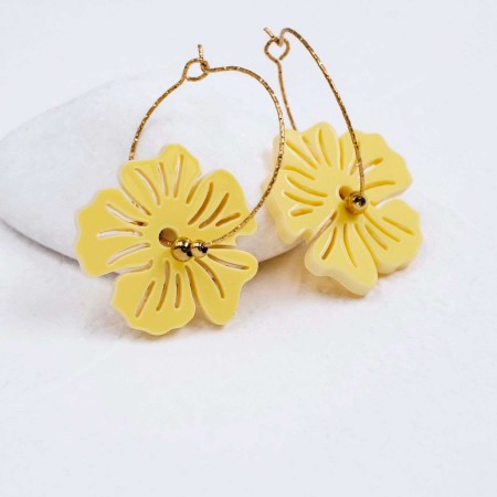 Σκουλαρίκια Nature Collection | Butter Yellow Σκουλαρίκια Nature Collection | Butter Yellow