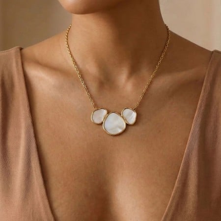 Stainless Steel Jewelry: Κολιέ με Σμάλτο