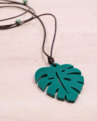 Κολιέ Nature | African Leaf Pendant 