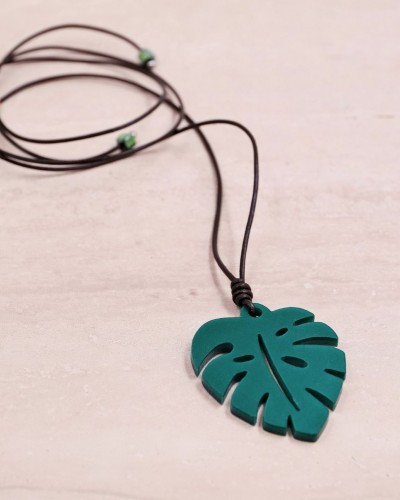 Κολιέ Nature | African Leaf Pendant 