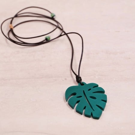 Κολιέ Nature | African Leaf Pendant 