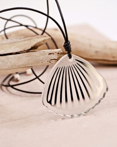 Κολιέ Sea Life | Shell Clam Pendant 