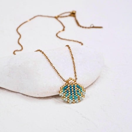 Stainless Steel Jewelry: Κολιέ Miyuki Sea Shell
