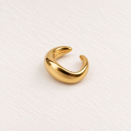 Ear Cuff από Ορείχαλκο με Επίχρυση Επιμετάλλωση 24Κ
