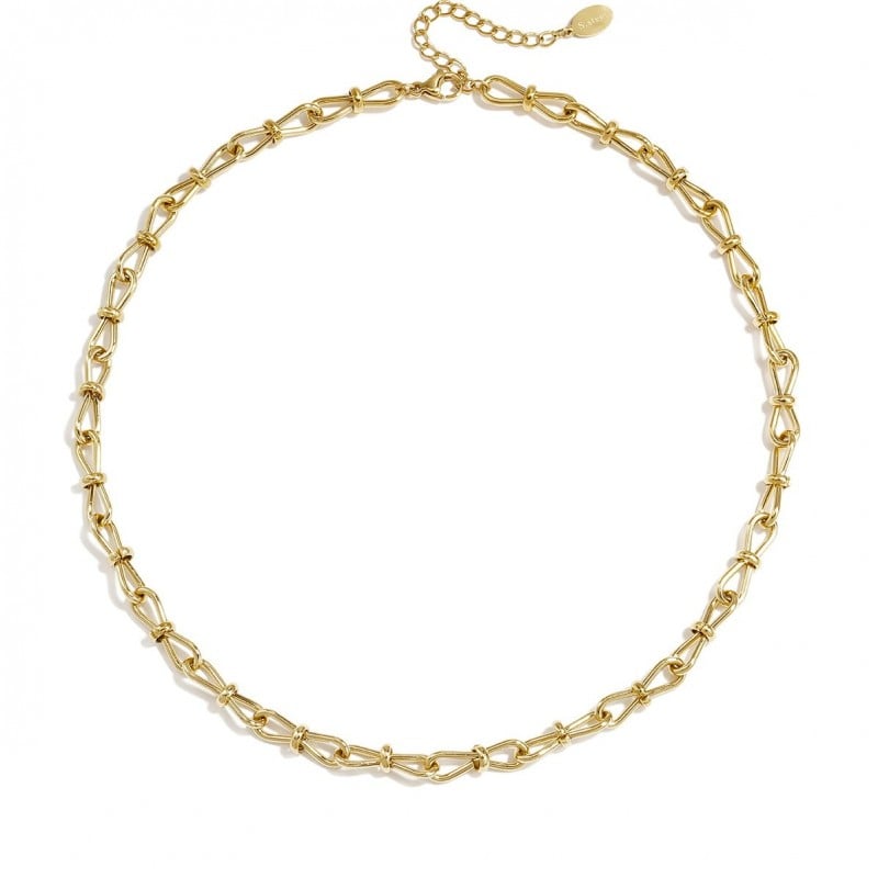 Ανοξείδωτο Statement Κολιέ Αλυσίδα "Knot" Ανοξείδωτο Unisex Statement Κολιέ Αλυσίδα "Knot"